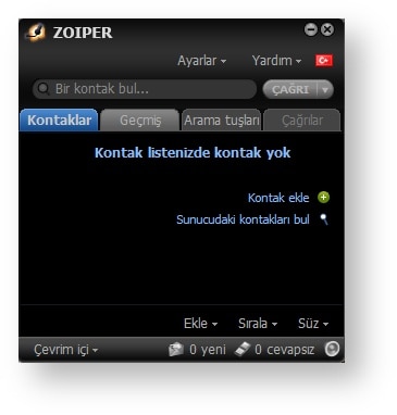 zoiper-ana-ekranı